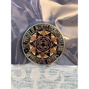 Illumicrate Master of Djinn Enamel Phone Grip Ministry of Alchemy Gold Black NEW